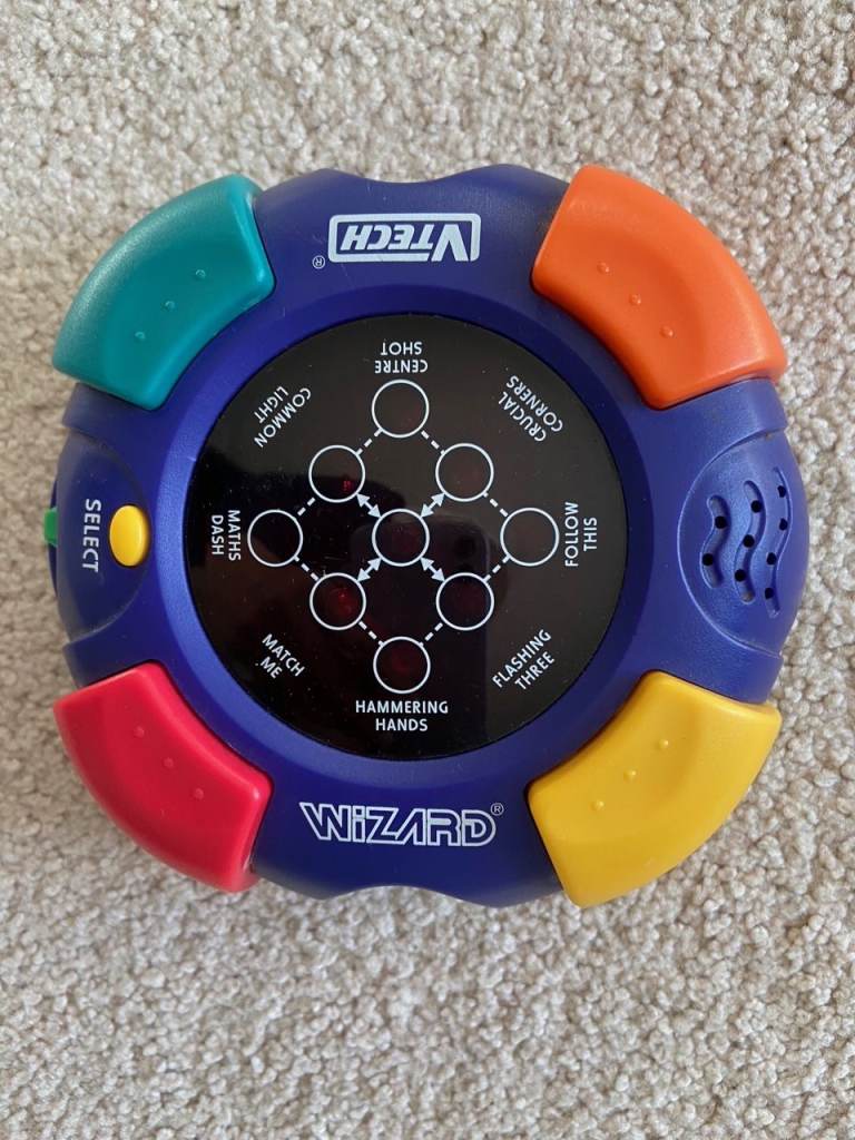 Vintage 1989 V TECH Wizard exciting electronic game battery operated good condition