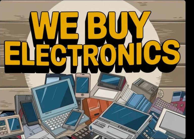 We buy all types of electronics used or new phones,laptop,gadgets,drones,pc,lcd,led,gaming pc etc