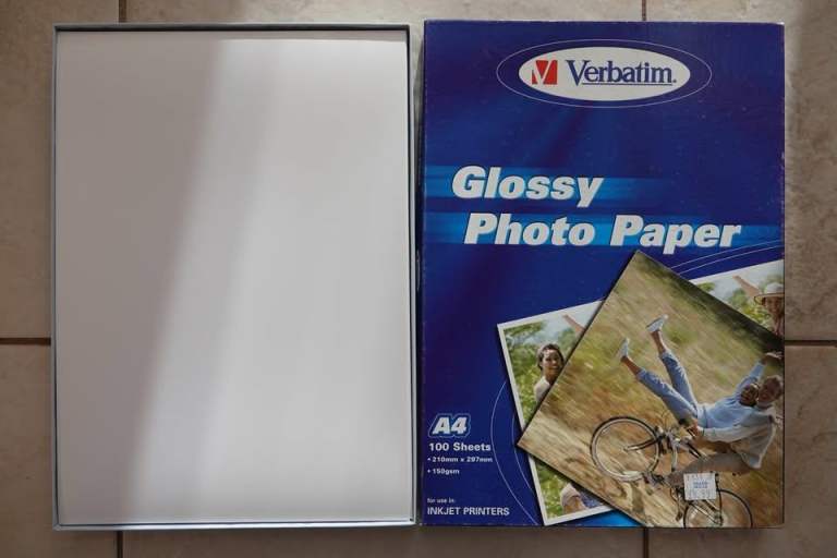 A4 Glossy Photo Paper - 100 Sheets