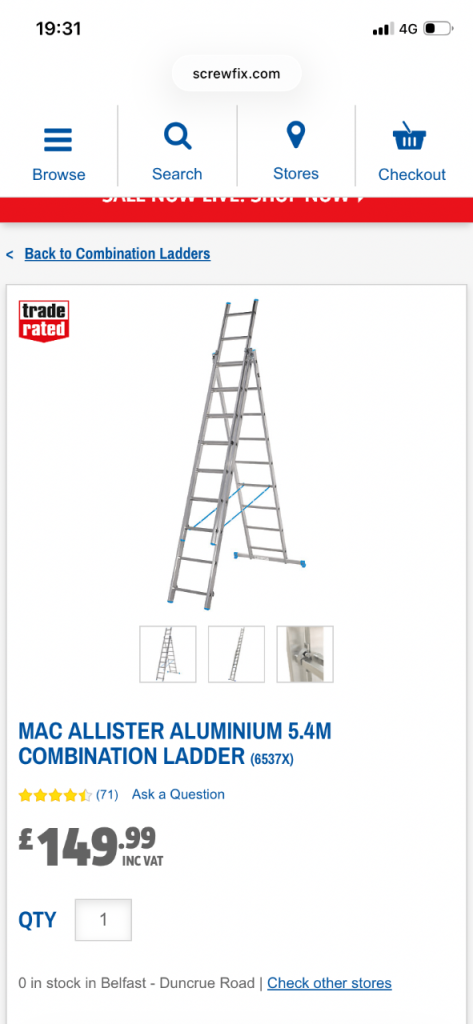Combination Ladders 5.4m