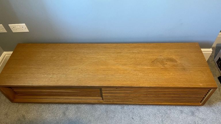 M&S Solid Oak TV cabinet 