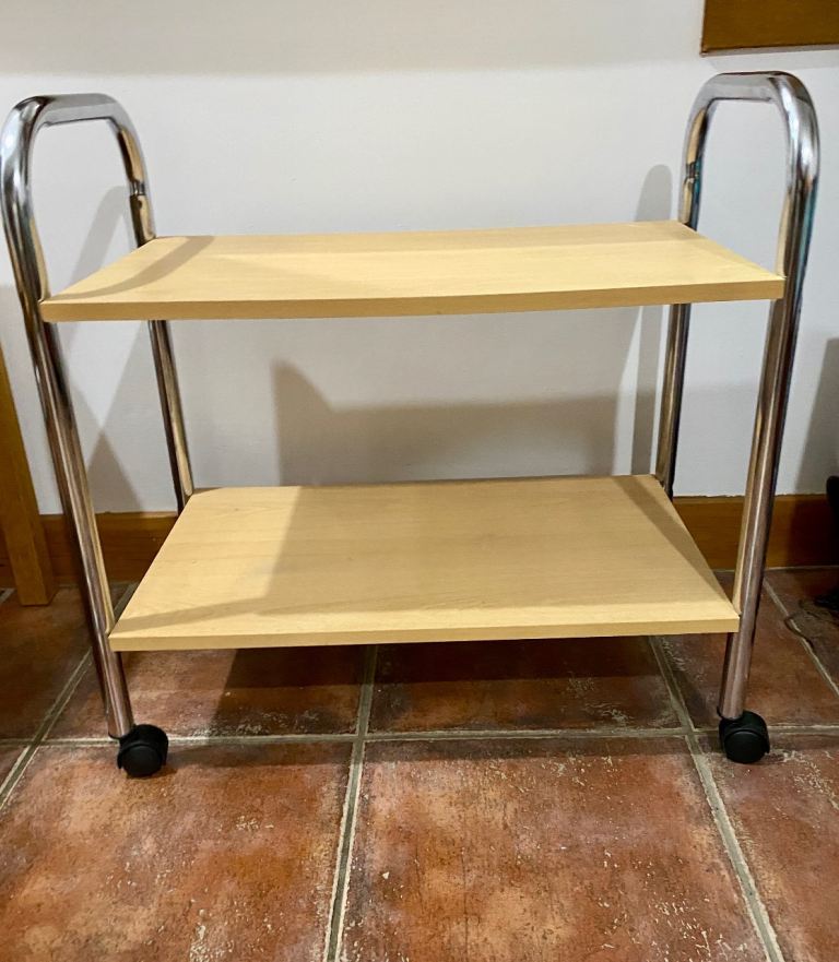 image for 2 tiered hostess trolley / table