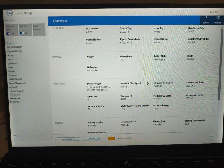 Dell XPS 13 9310 Laptop – i5 11th Gen, 8GB RAM, 512GB SSD, Windows 11