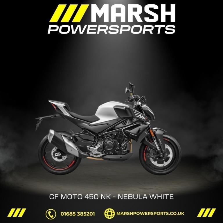 450 NK Nebula White - CF Moto Main Dealer - Buy Yours Today!