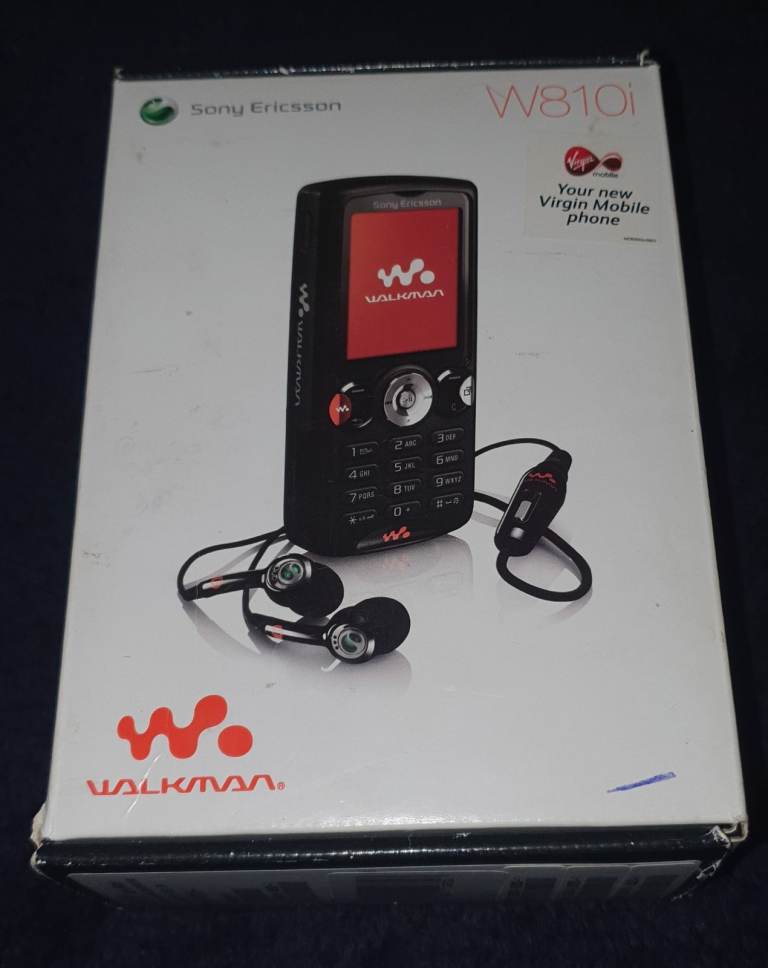 Sony Ericsson W810i Walkman Box Only.