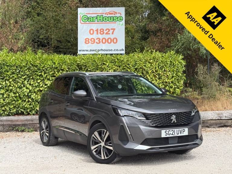 2021 21 PEUGEOT 3008 1.2 PURETECH ALLURE PREMIUM SUV 5DR PETROL MANUAL EURO 6 (S