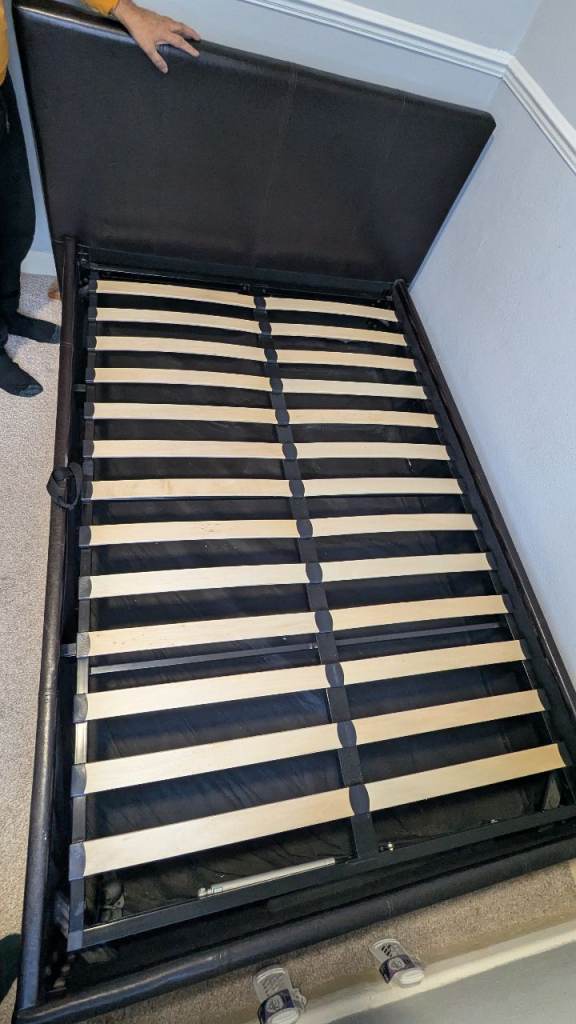 Small ottoman bed with mattress 