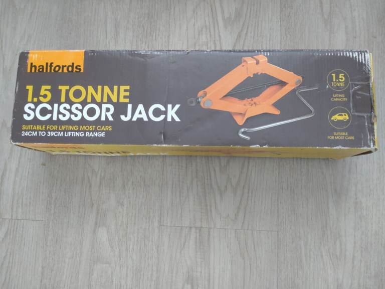 Halfords 1.5 Tonne Scissor Jack 
