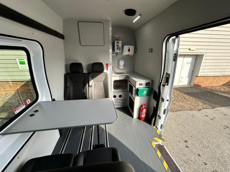 24 Reg, Ford Transit L3H3 RWD,Toilet, Mess, Kitchen, Welfare, Van, Air-Con 