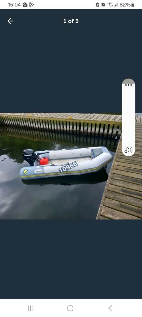 Zodiac dinghy 
