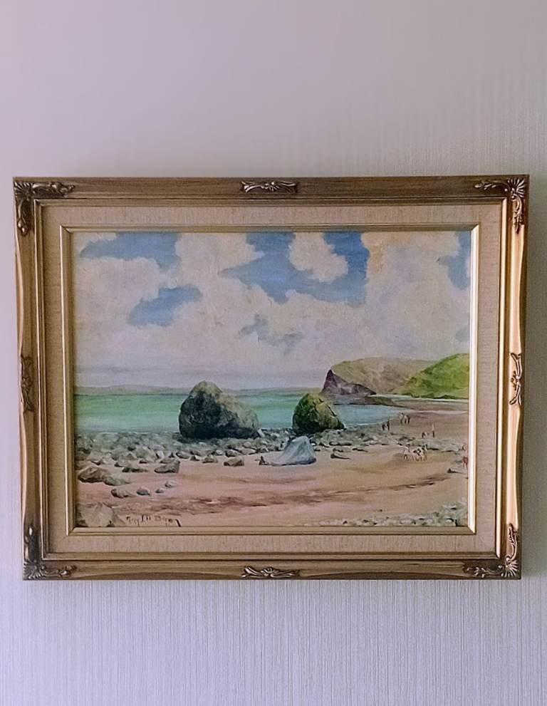 Oil.painting antrim cosst
