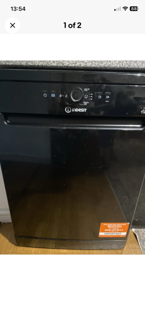 Indesit dishwasher for sale