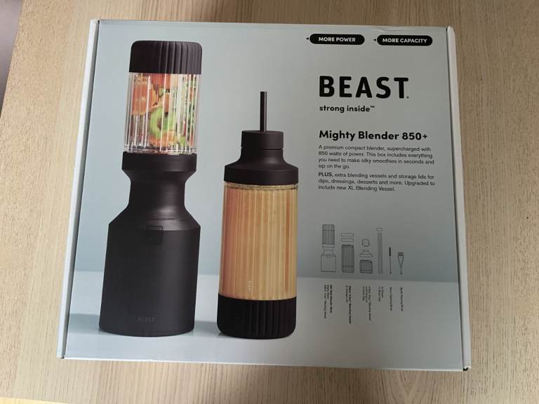 BEAST MIGHTY 850 PLUS BLENDER SMOOTHIE MAKER BRAND NEW 850-WATT BRAND NEW
