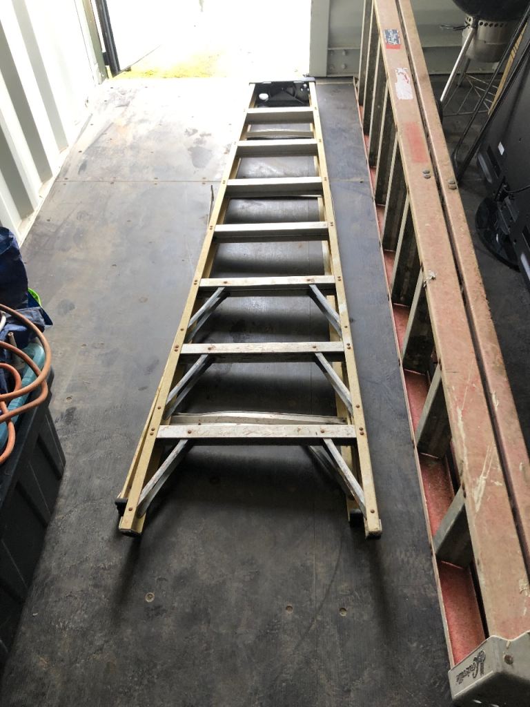 10ft and 8 ft stap ladders