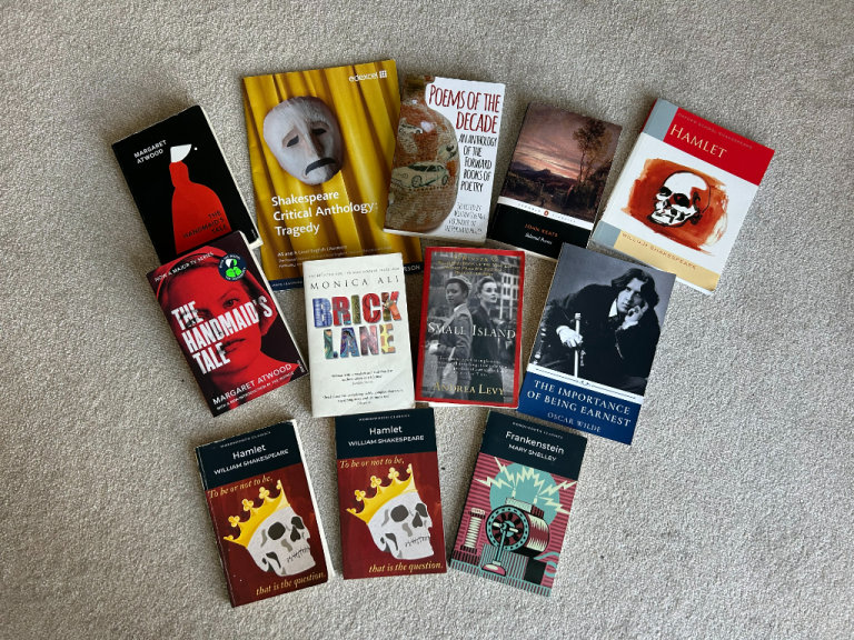 Bundle of A Levels English Literature texts