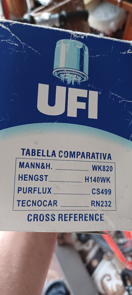 UFI 24.436.00 Fuel filter mercedes chrysler