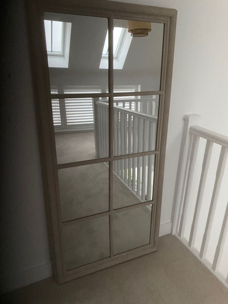 Large framed mirror 