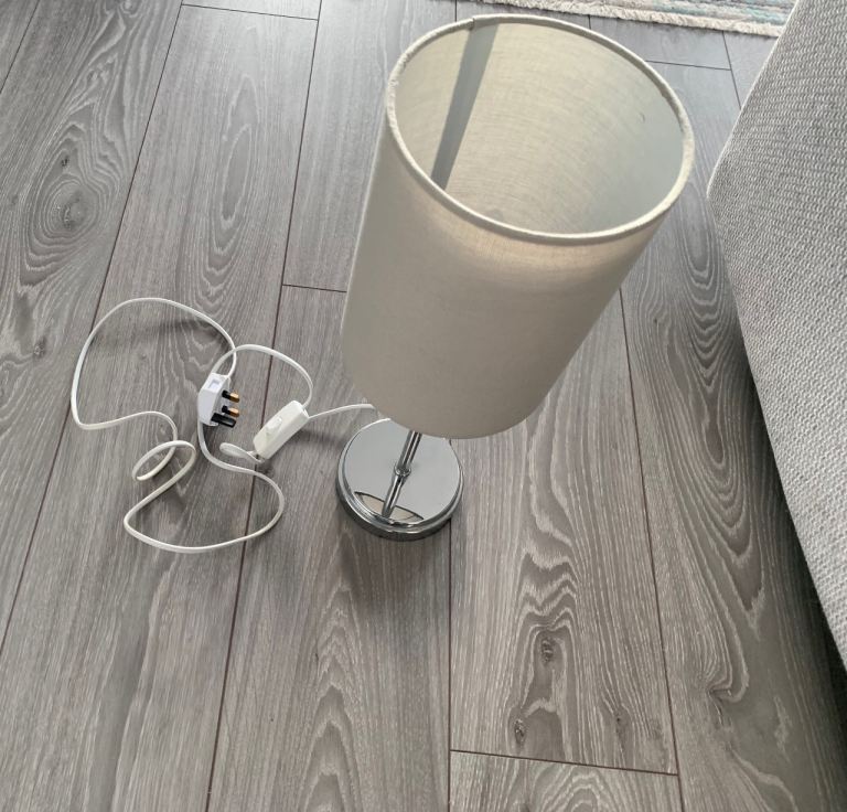 Free chrome table lamp