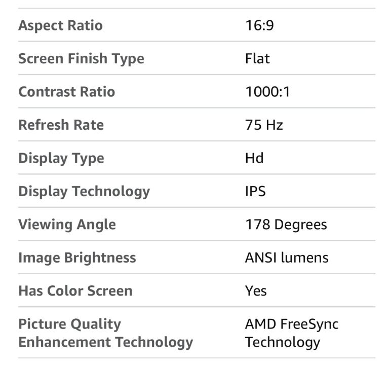 HP 24f Ultraslim Full HD Monitor (1920 x1080) 23.8 Inch (1 HDMI, 1 VGA) - Silver/Black