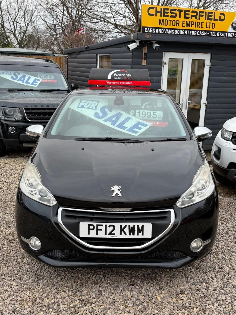2012 Peugeot 208 1.6 e-HDi Allure Euro 5 (s/s) 3dr HATCHBACK Diesel Manual