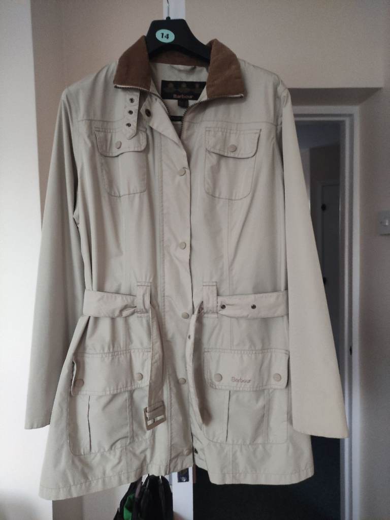 image for A ladies' Barbour thin lined  jacket ,waterproof and breathable, size 18, like new