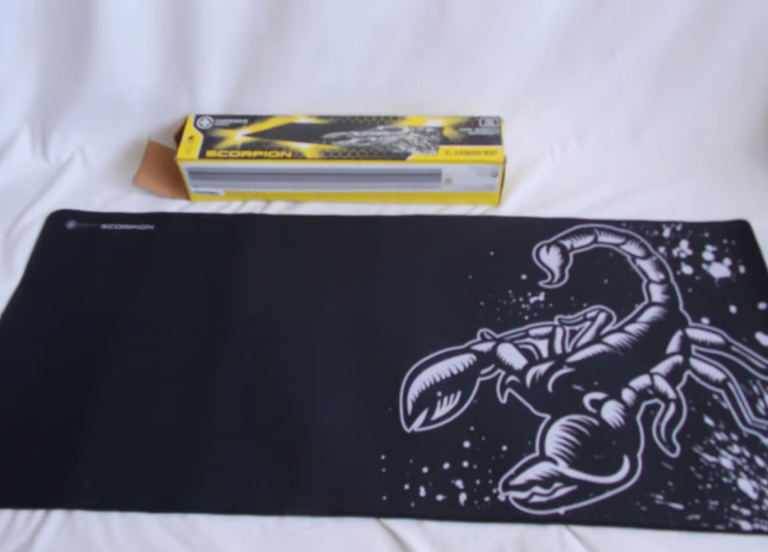 image for Overdrive XL Gaming Mat 90cm x 40cm Black Scorpion New Boxed