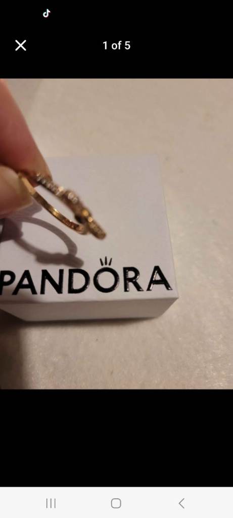 pandora BOW ring  