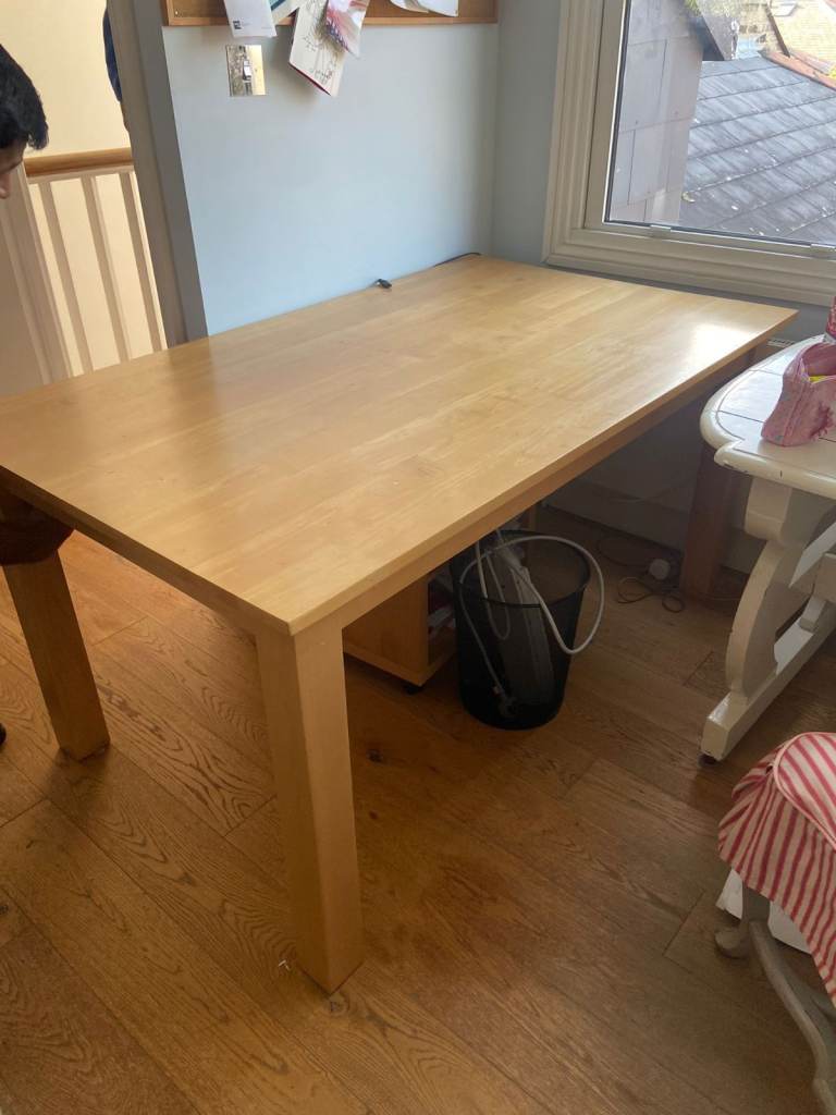 Great Condition Ikea Wooden Dining Table 6 Seater