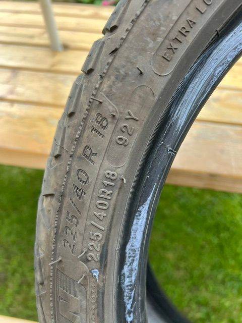 Michelin Cross Climate 225/40/R18 c4.5mm tread