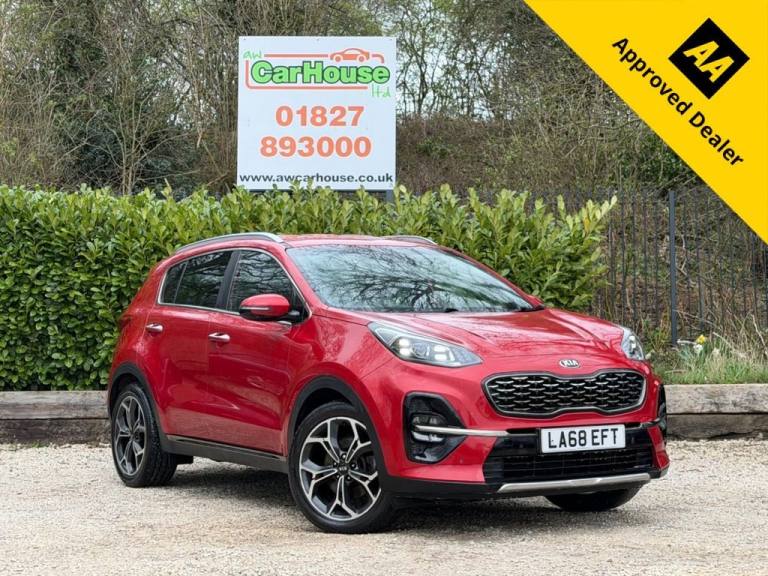 2019 68 KIA SPORTAGE 1.6 T-GDI GT-LINE SUV 5DR PETROL MANUAL EURO 6 (S/S) 