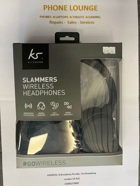 Kitsound Slammers Bluetooth Wireless headphones