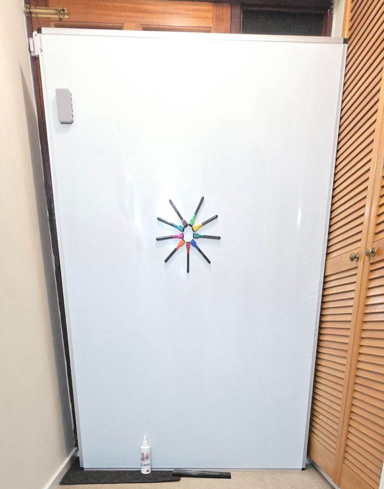 Large Magnetic Whiteboard + Full Accessory Kit​Price: £50 (for everything)