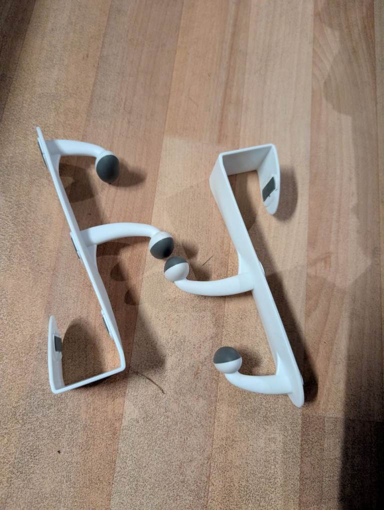 Over the door dual hooks x2