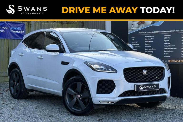 JAGUAR E-PACE 2.0 D150 Chequered Flag White Auto Diesel 2019