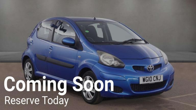 2010 Toyota AYGO 1.0 VVT-i Blue 5dr MMT HATCHBACK PETROL Automatic