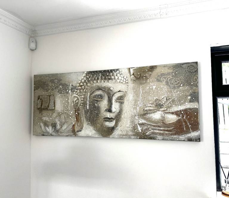 Large Buddha Canvas Wall Art 150cm x 60cm x 3cm 