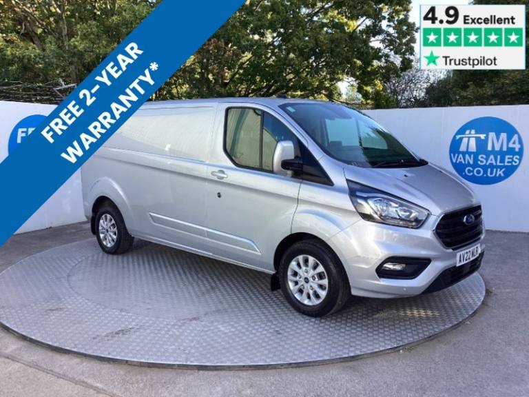 2022 Ford Transit Custom 300 EcoBlue Limited L/R LWB EURO 6 A/C LWB Panel Van Diesel Manual