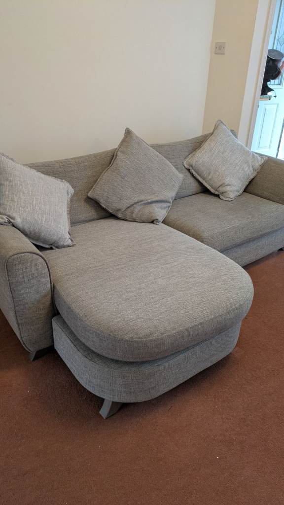 image for Light grey settee 