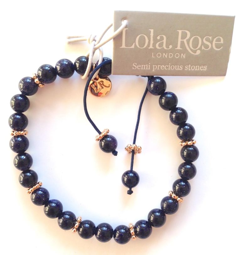 Lola Rose semi-precious Blue Sandstone bracelet.
