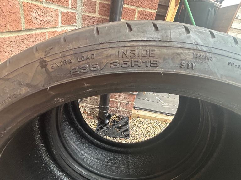 Goodyear Eagle F1 Asymmetric 6 (235/35 R19 91Y) XL (part worn) x2 tyres