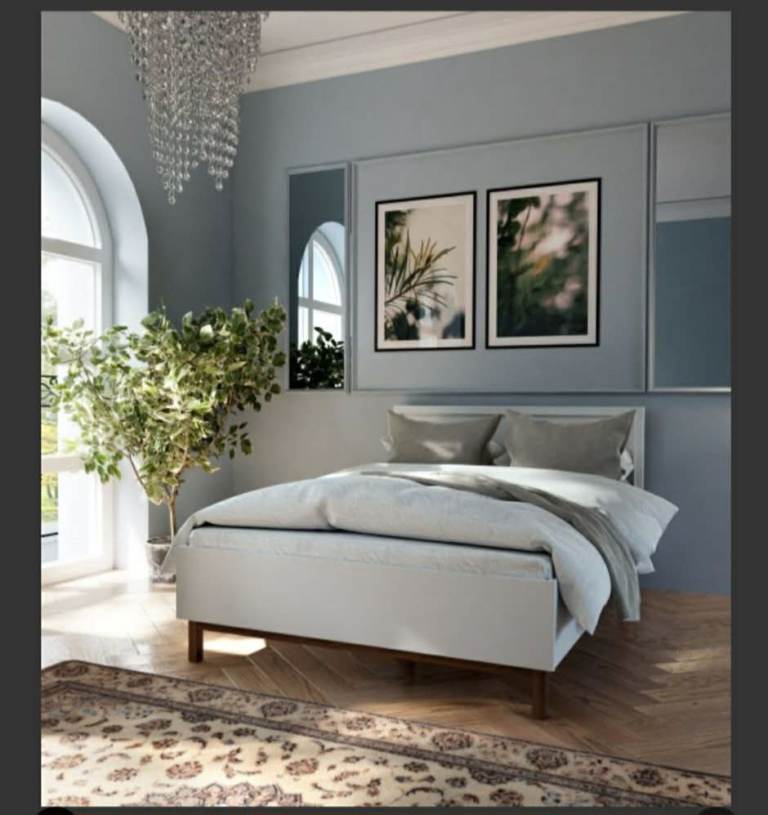 Brand New Double Bed Grey and Oak