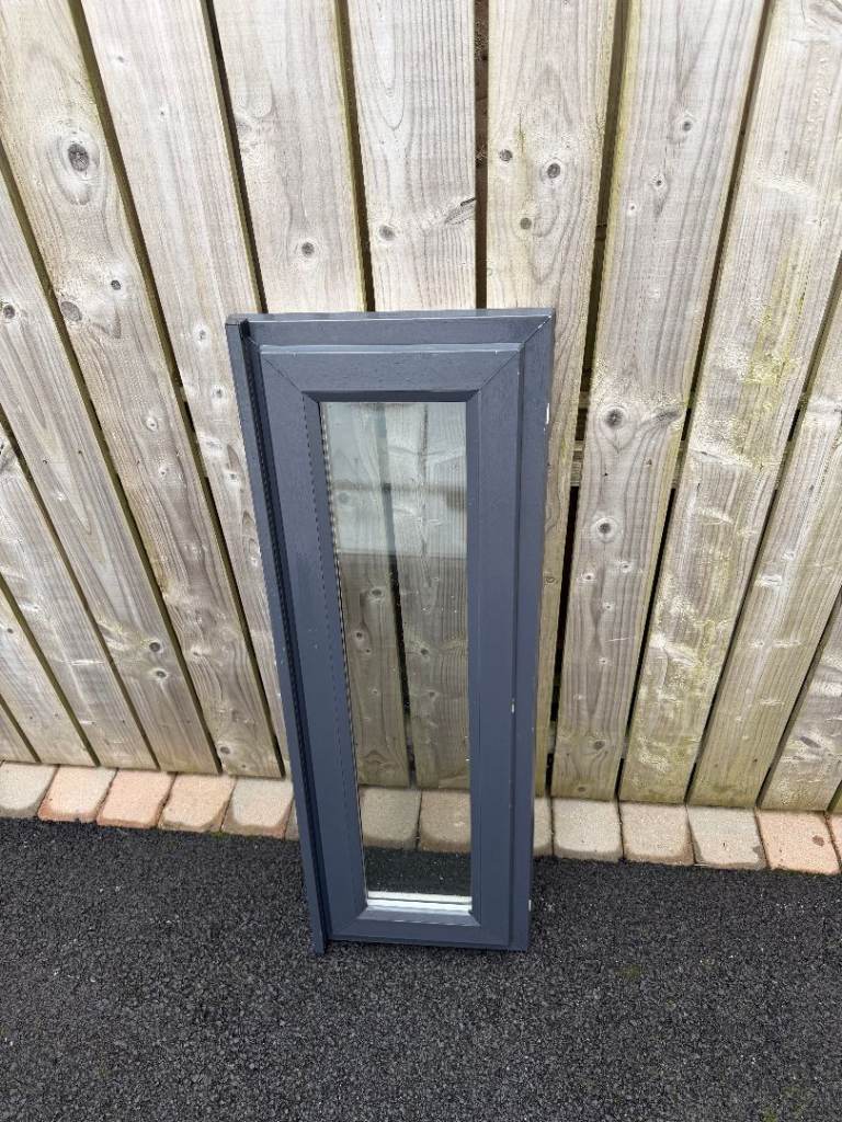 uPVC Charcoal on White window patio door pvc door composite 