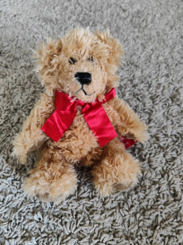 Russ Collectors Ltd Edition Romeo Red Bow Vintage Teddy Bear 
