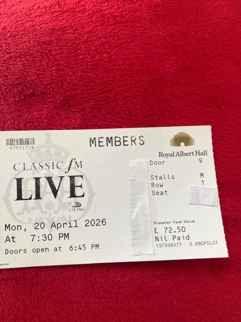 Classic FM LIVE. Royal Albert hall. 