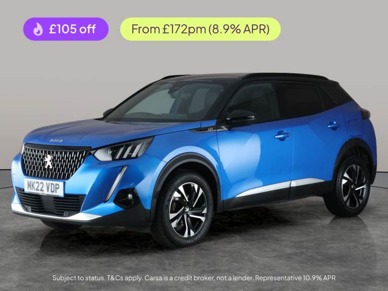 2022 Peugeot 2008 1.2 PureTech GT SUV 5dr Petrol Manual Euro 6 (s/s) (130 ps) - HEATED SEATS  Suv...