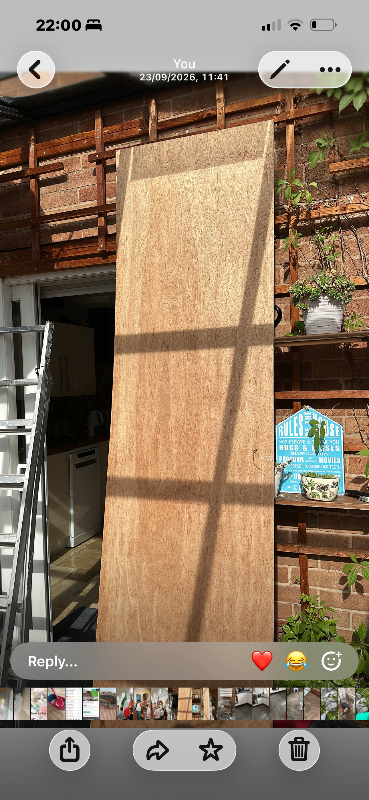 Large Plywood Sheet – Good Condition