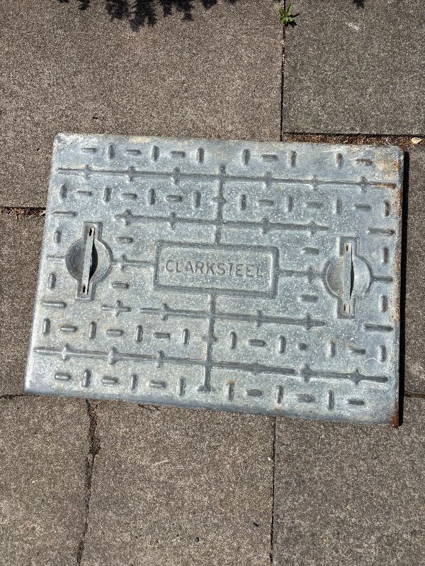 CLARKSTEEL Manhole Cover – Good Condition