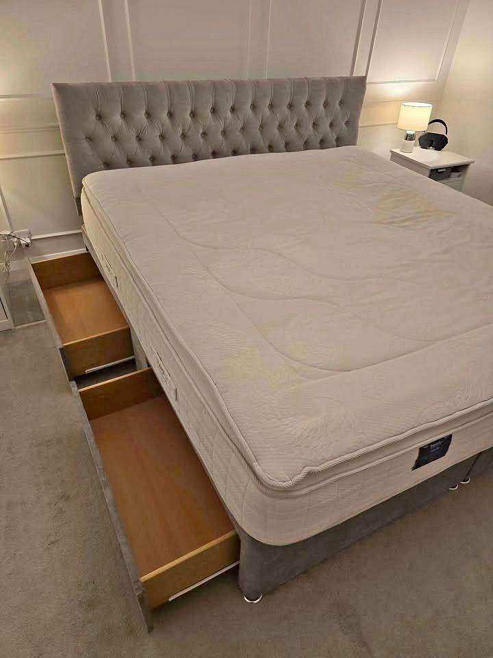 🏰 Grand Bedroom Glory Super King Size Divan Bed 🛋️ 2 or 4 Drawers | Cash on Delivery | 32% Off **