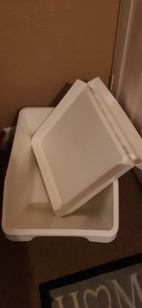 Storage boxes and bins