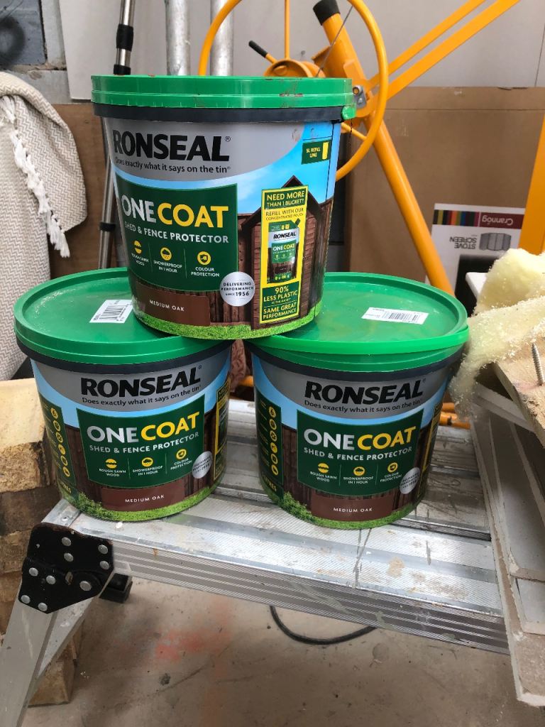 Fence paint/stain.